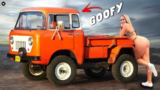 15 GoofyAmerican Pickup Trucks!! From the 1960s