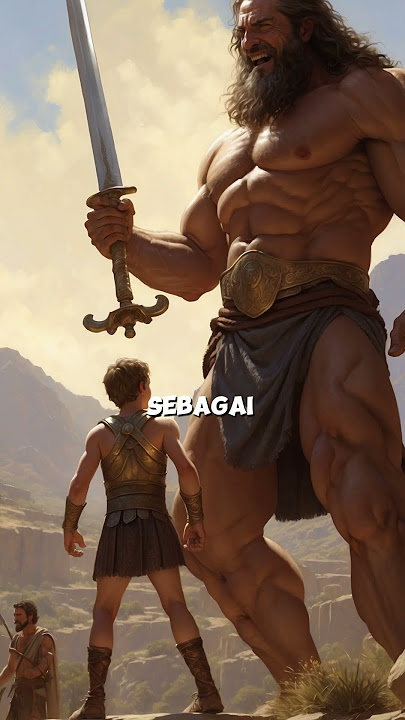 RAJA DAUD MELAWAN RAKSASA GOLIATH