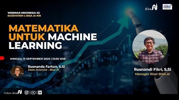 Matematika Untuk Machine Learning (Rusnandi Fikri, S.Si,  Rusnanda Farhan, S.Si)