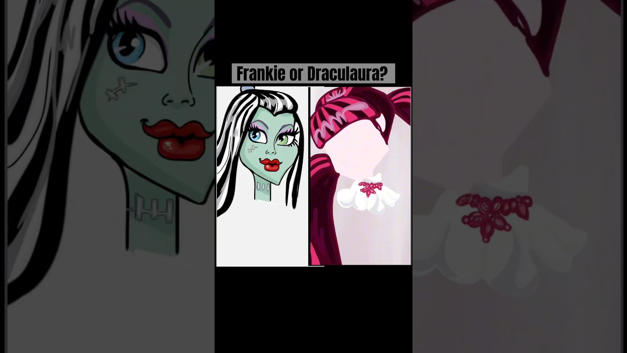 Frankie Stein or Draculaura? #digitalpainting