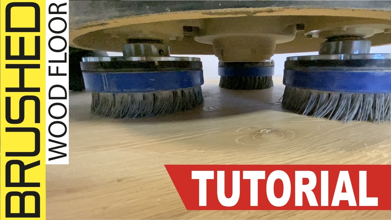 How to Make Brushed Wood Floors, intense and full of charm. Tutorial Video HG Hyper Grinder.