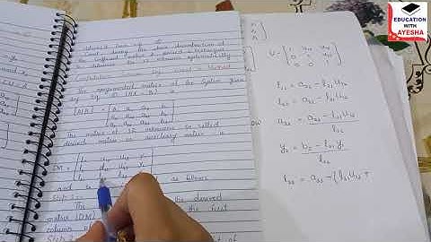 Computation Scheme by Crout