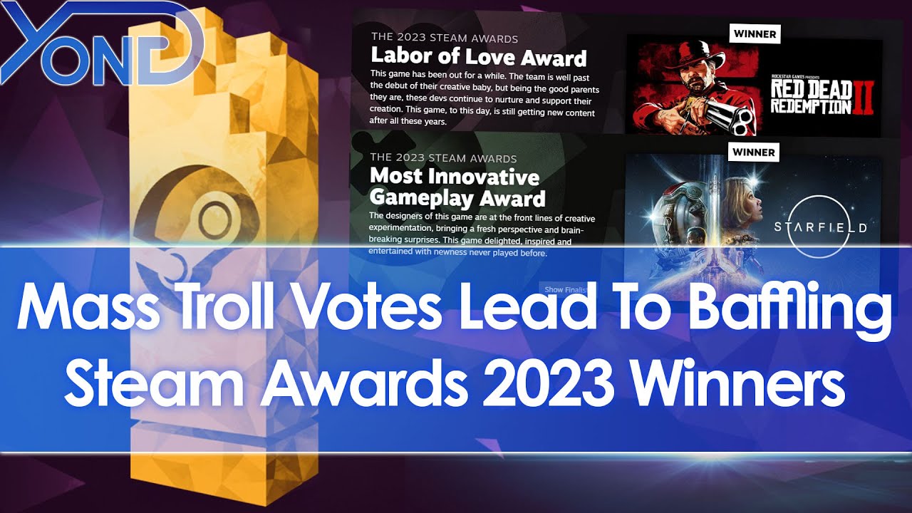 Mass Troll Votes Lead To Baffling Steam Awards 2023 Nominees And Winners