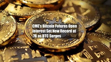 CME’s Bitcoin Futures Open Interest Set New Record at $7.7B as BTC