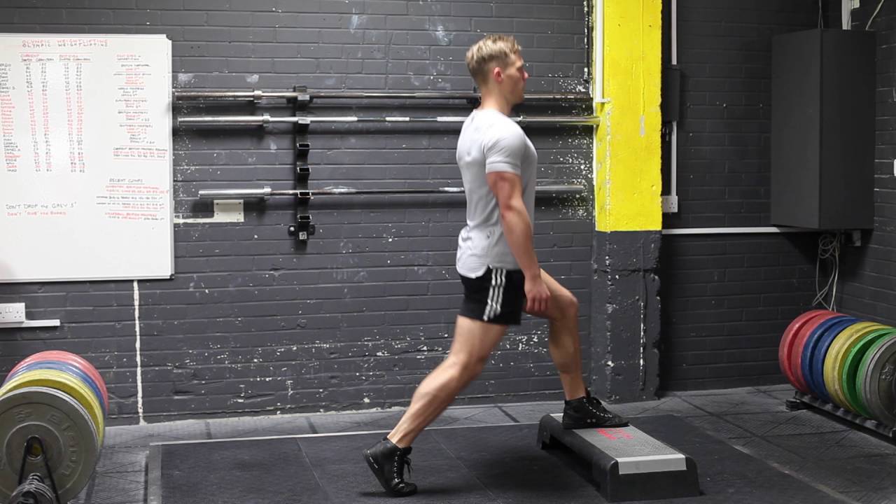 Front Foot Elevated Lunge