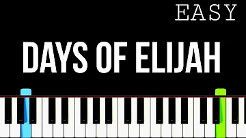 Days Of Elijah | Robin Mark | EASY Piano Tutorial