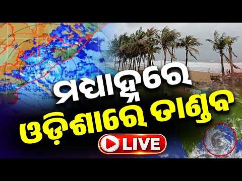 🔴Live | ମଧ୍ୟାହ୍ନରେ ଓଡ଼ିଶାରେ ବାତ୍ୟା ତାଣ୍ଡବ | Cyclone Arnab | Cyclone News | Argus News