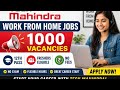 Tech Mahindra Work From Home Jobs Hiring Freshers NOW! | Work from home | 12th Pass Job | Vacancy