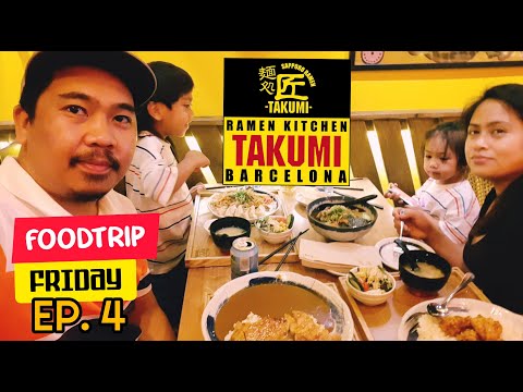 FOODTRIP FRIDAY EP. 4 | TAKUMI RAMEN KITCHEN BARCELONA | SIMPLE BIRTHDAY CELEBRATION