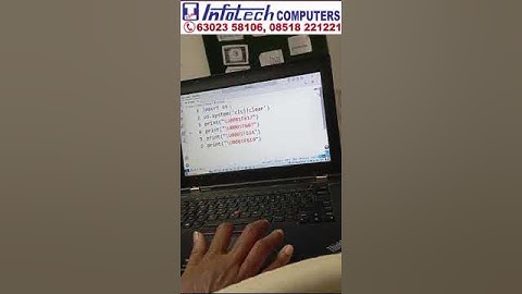 Create  Affection In Python | Infotech Computers Bhagya Nagar Kurnool 6302358106 #training