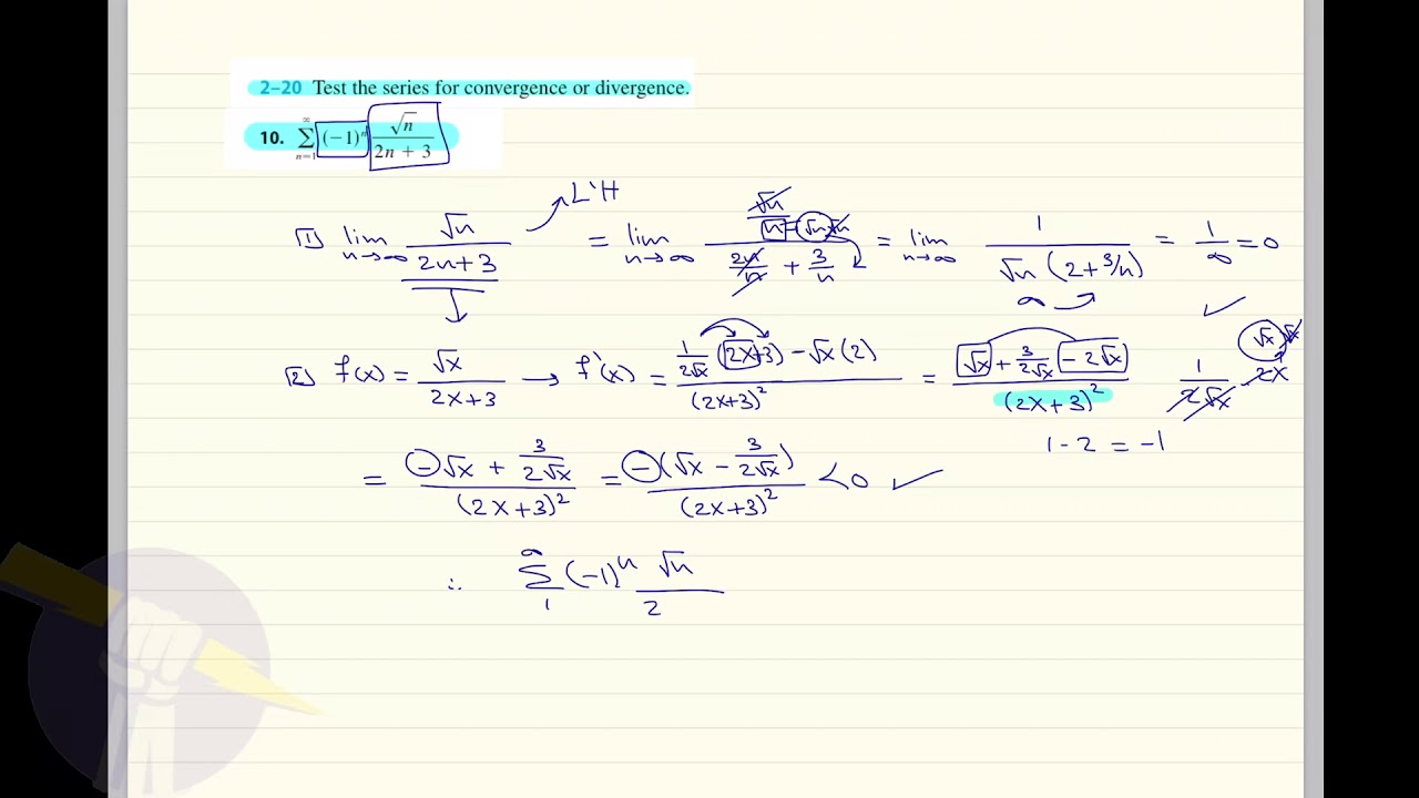 سكشن ١١.٥ 11.5 Alternating series test
