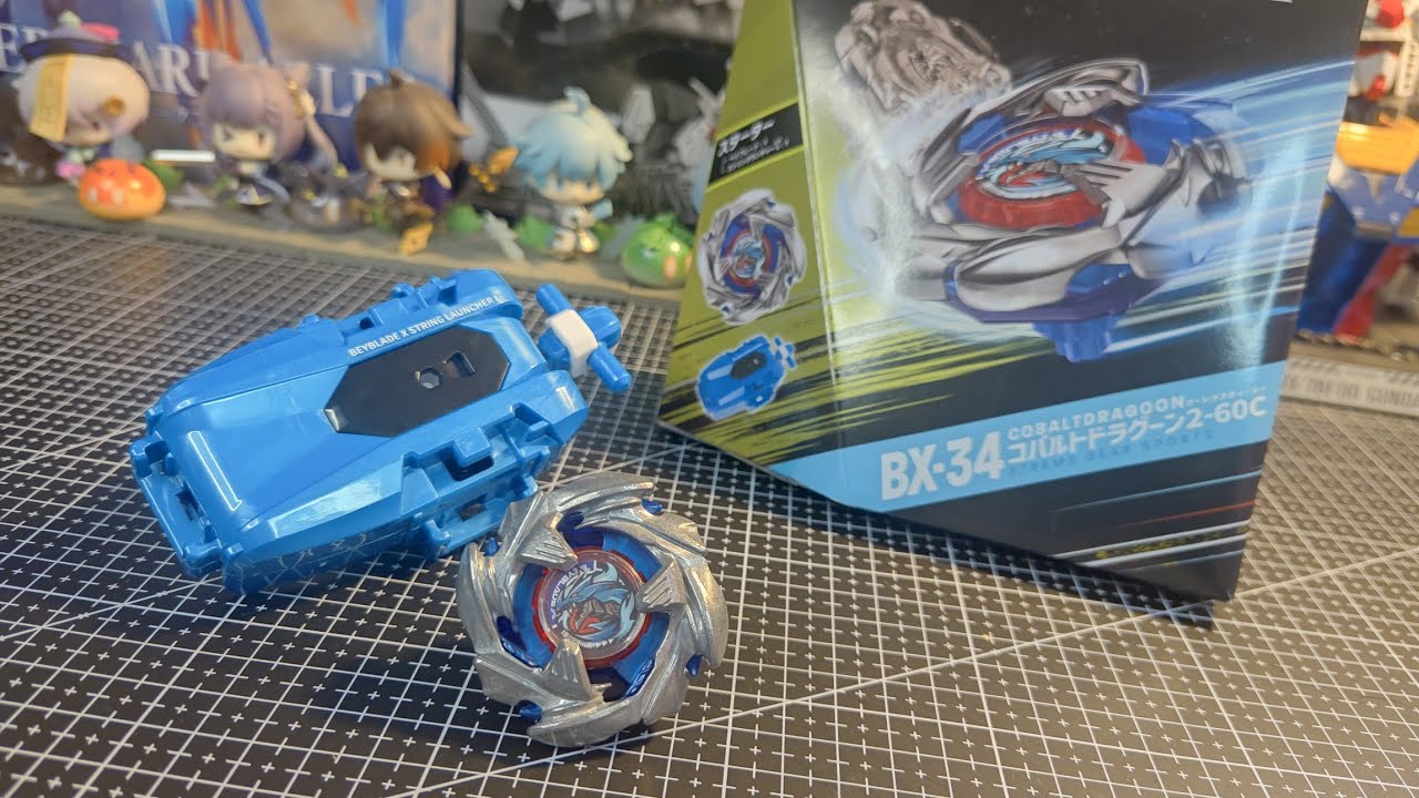 Beyblade X BX-34 Starter CobaltDragoon 2-60C - YouTube