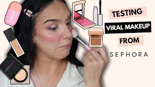 TESTING VIRAL SEPHORA MAKEUP | BEST MAKEUP 2024