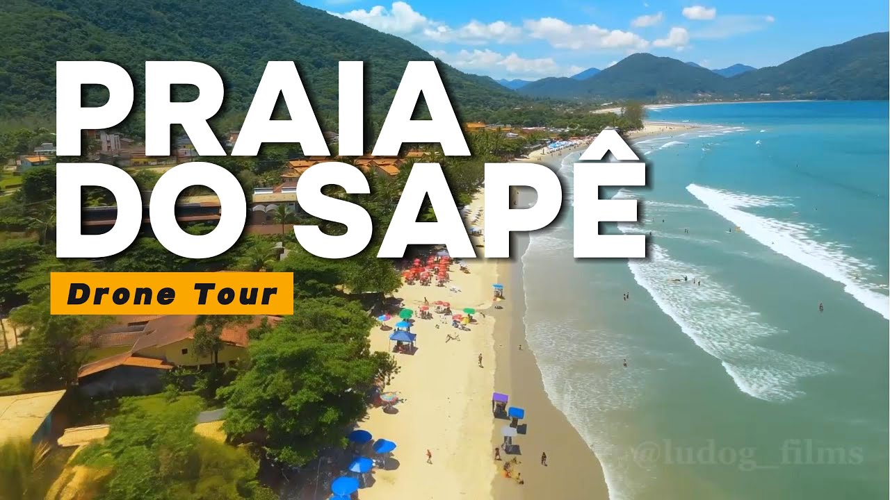 PRAIA DO SAPÊ EM 4K: O Paraíso Escondido de Ubatuba Visto por Drone | (DJI Mini 4 Pro + Avata 2)