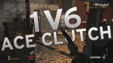 Insane 1v6 Ace Clutch | Ghosts | Knife Only SnR