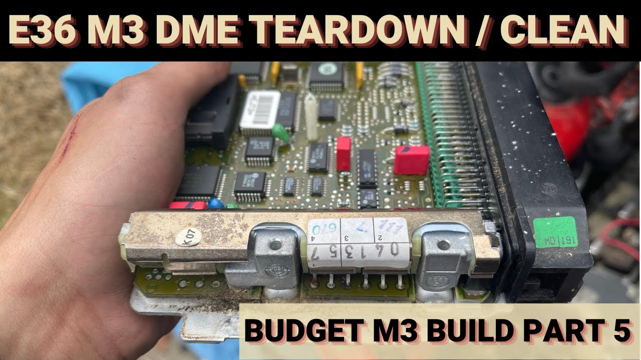 BMW E36 M3 DME ECU Disassembly And Cleaning YouTube BMW E36 M3 DME ECU Disassembly And Cleaning YouTube