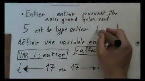 Cours 44    Les bases du langage algorithmique   YouTube 360p