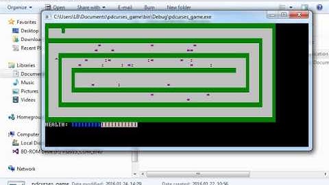 PDCurses ASCII Massacre