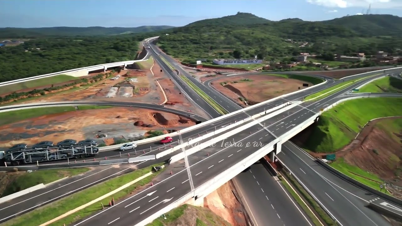 Anel Rodoviário de Montes Claros/MG, obras em fase de conclusão.