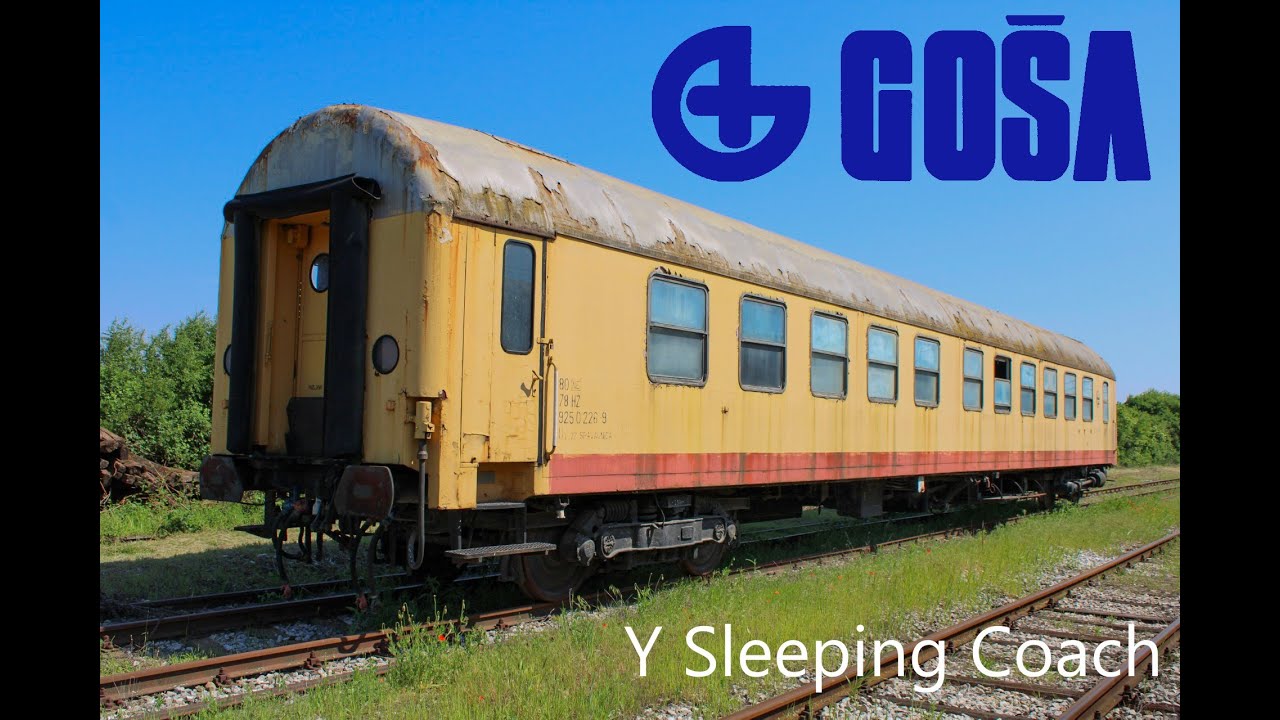 Abadoned GOŠA Y Sleeping Coach / Stari zapušten Gošin spavaći vagon