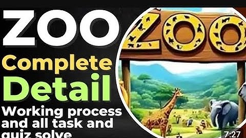 zoo story airdrop update //#zoo #update