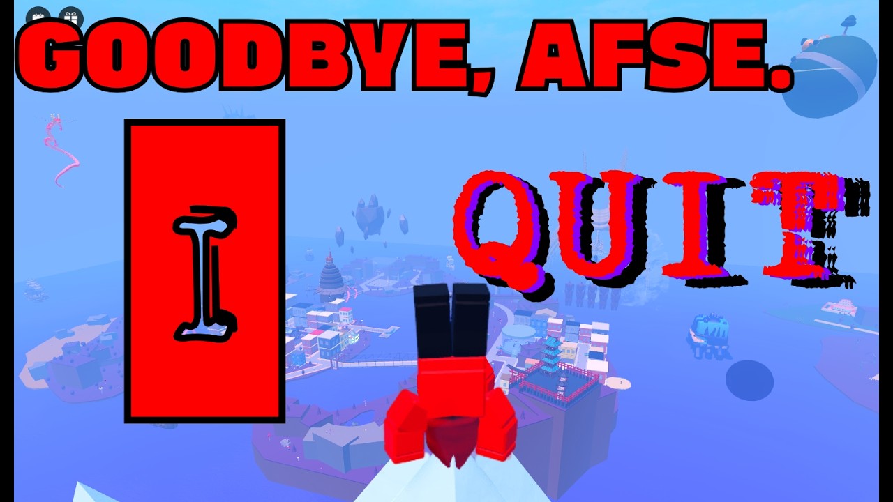 Why I'm quitting AFSE.
