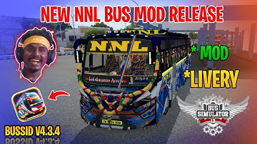 New NNL Bus Mod Tamil | Bus Simulator Indonesia | New NNL Bus Livery In Bussid #nnl #bus #mod