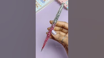 Cute Glitter Pen DIY 🖊️