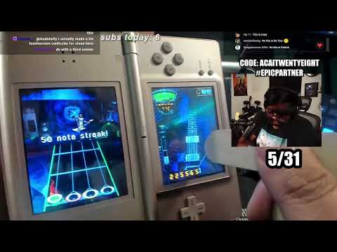 Getting Good at Guitar Hero DS - BECOME A MEMBER TODAY AND SUPPORT THE CHANNEL DIRECTLY!    / @acai28  