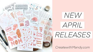 New April Releases! // CreatewithMandy