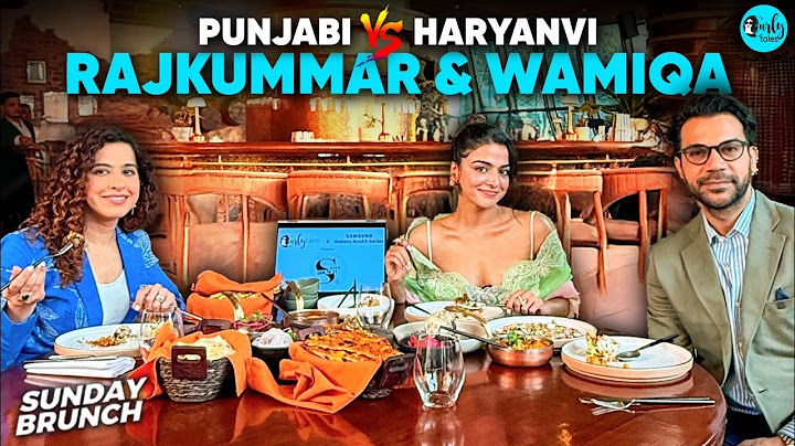 Punjabi Meets Haryanvi: Rajkummar & Wamiqa's Desi Food War | Sunday Brunch EP 173 | Curly Tales