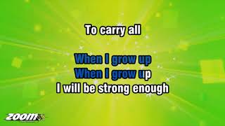 Matilda The Musical - When I Grow Up (For Solo Singer) - Karaoke Version from Zoom Karaoke Resimi