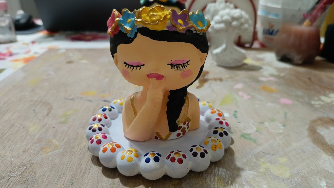 Aprendamos a pintar figuras de yeso 