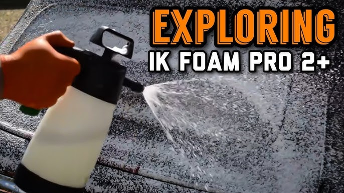 REAL Car Wash FOAM On-The-Go!  The Battery-Powered IK E-Foam Sprayer is  HERE! 