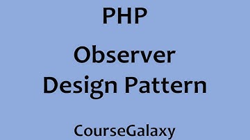 Observer Design Pattern In PHP