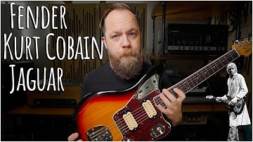 Amazing! Fender Kurt Cobain Jaguar!