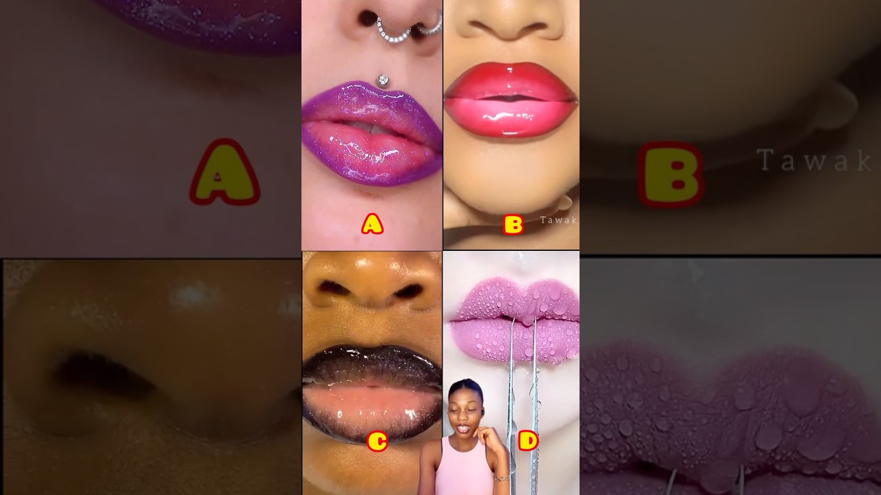 Which color is your favorite lipcombo 🔥🔥 #viral #trending #shortvideo #lipsticklover