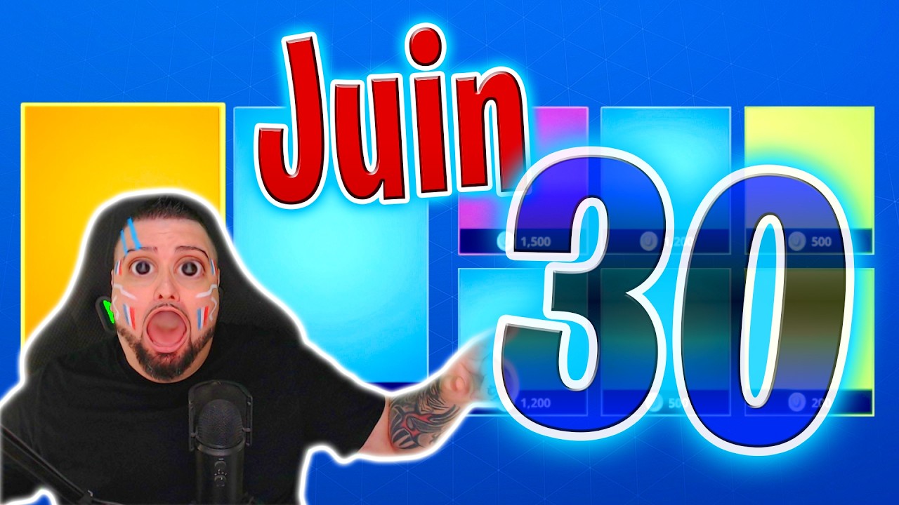 BOUTIQUE FORTNITE D’AUJOURD’HUI (30 juin 2026) 💙🥳 (Boutique du jour)
