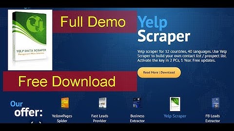 Scrape Business Contacts from Yelp, Fast and Easy Method | Full Demo