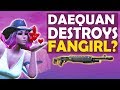 Daequan destroys stream snipers with new pump shotty  high kill funny gamefortnite battle royale