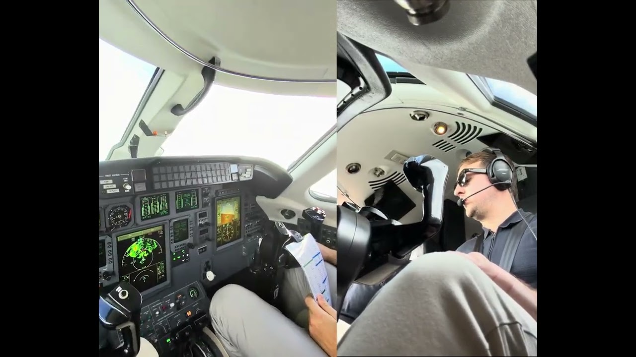 Taking off at Brasilia Int. Airport. Citation XLS 🛫🚀