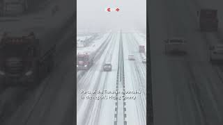 Cold Front Brings Snow and Wind to Parts of Western, Northern China
