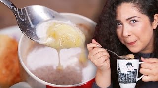 Latinos Try Colombian Hot Chocolate