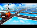 I Lost My Mind Completing the INFINITE TRAFFIC CHALLENGE in Turbo Dismount