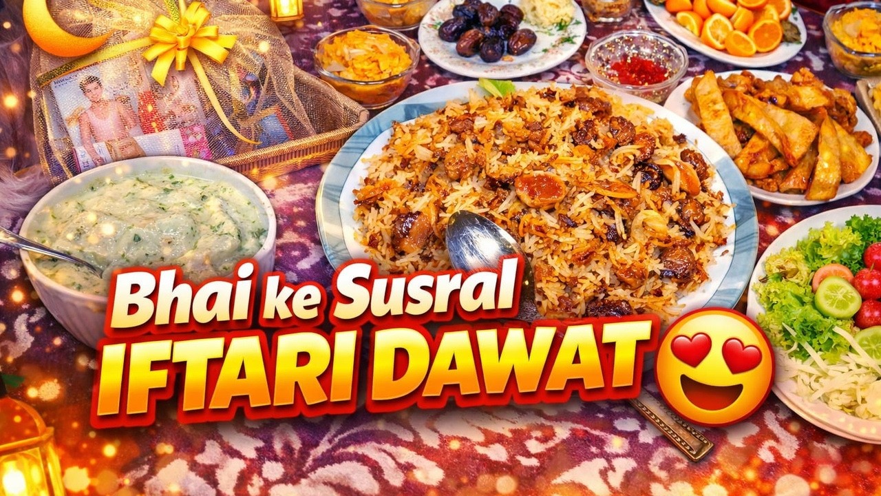 Bhai Ke Susral Iftari Dawat 😍 | Itni Zabardast Mehmani Kabhi Nahi Dekhi!
