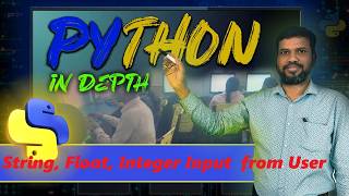 String, Float, Integer Input  from User| Python for Beginner in Hindi