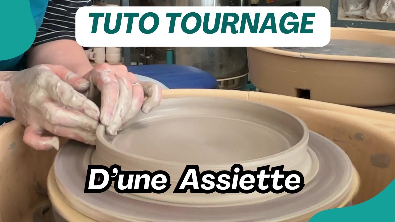 Comment faire une assiette en poterie ➽ tuto en 5 étapes #34