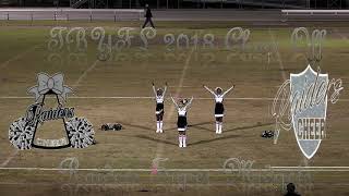 Riverview Raiders Super Midgets - TBYFL 2018 Cheer Off 1