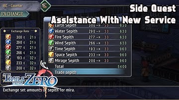 The Legend of Heroes: Trails from Zero | Side Quest 7 - Assistance With New Service
