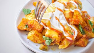 Air fried Taco bell cheesy Fiesta potatoes | Cheesy Fiesta Potatoes screenshot 4